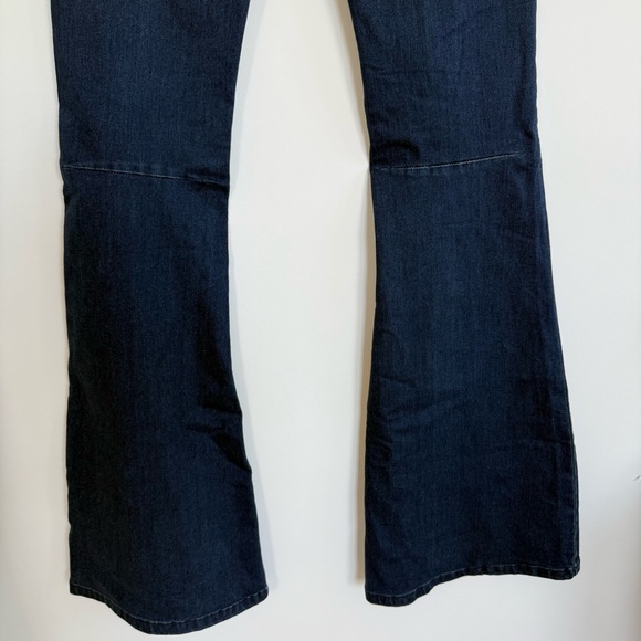 NWT Free People Penny Pull-On Flare Jeans Rich Blue Size 25 - Picture 6 of 14
